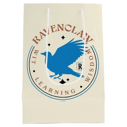 RAVENCLAW™ブルーイーグルハウスプライドバッジ ミディアムペーパーバッグ (裏面)