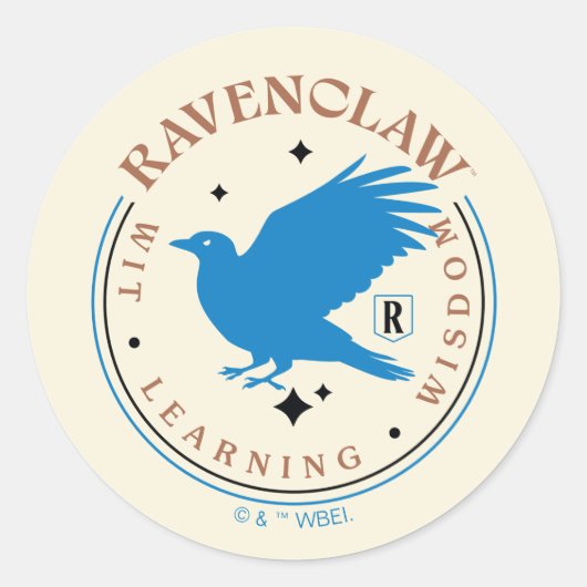 RAVENCLAW™ブルーイーグルハウスプライドバッジ ラウンドシール (正面)
