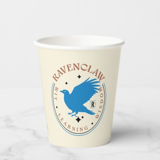 RAVENCLAW™ブルーイーグルハウスプライドバッジ 紙コップ (正面)