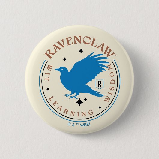 RAVENCLAW™ブルーイーグルハウスプライドバッジ 缶バッジ (正面)