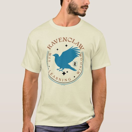 RAVENCLAW™ ブルーイーグル ハウスプライド バッジ Tシャツ (正面)