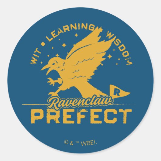 RAVENCLAW™プレフェクトバッジ ラウンドシール (正面)