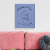 RAVENCLAW™ 知恵と学びのクラウンハウス・クラスト キャンバスプリント (インサイチュ (リビング))