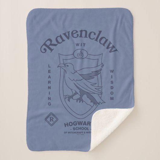 RAVENCLAW™ 知恵と学びの紋章 シェルパブランケット (正面)