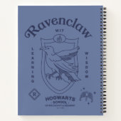 RAVENCLAW™ 知恵と学習の知恵の紋章 ノートブック (裏面)