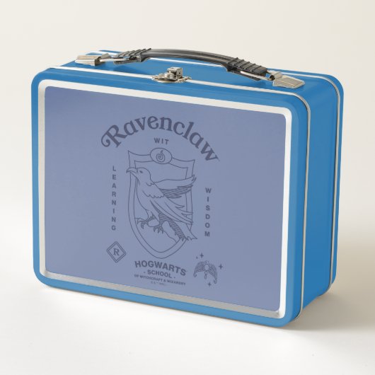 RAVENCLAW™ 知恵と機知のクレスト メタルランチボックス (正面)