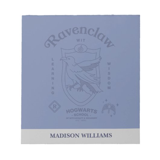 RAVENCLAW™ 知恵と賢さのクレスト ノートパッド (正面)