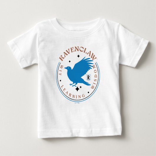 RAVENCLAW™ Blue Eagle House Pride Badge ベビーTシャツ (正面)