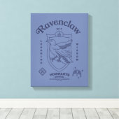 RAVENCLAW™ Wit Learning Wisdom Crest キャンバスプリント (インサイチュ (ウッドフロア))