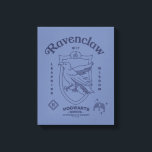 RAVENCLAW™ Wit Learning Wisdom Crest キャンバスプリント<br><div class="desc">Celebrate wisdom, wit, and a love of learning with this elegant Ravenclaw™ crest design. Showcasing the proud house eagle set within a classic shield, this refined artwork highlights Ravenclaw’s defining traits — Wit, Learning and Wisdom — in a clean, timeless layout. Rendered in cool, sophisticated house tones, the detailed linework...</div>