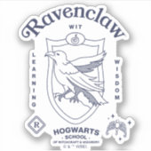 RAVENCLAW™ Wit Learning Wisdom Crest シール (正面)