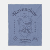 RAVENCLAW™ Wit Learning Wisdom Crest フリースブランケット (正面)