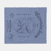 RAVENCLAW™ Wit Learning Wisdom Crest フリースブランケット (正面(横))