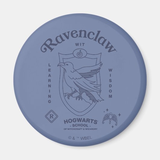 RAVENCLAW™ Wit Learning Wisdom Crest マグネット (正面)