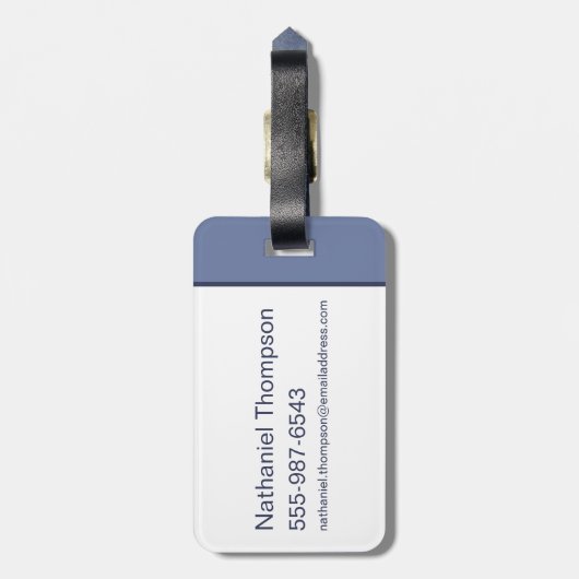 RAVENCLAW™ Wit Learning Wisdom Crest ラゲッジタグ (裏面縦)