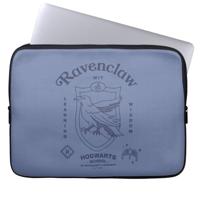 RAVENCLAW™ Wit Learning Wisdom Crest ラップトップスリーブ (正面)