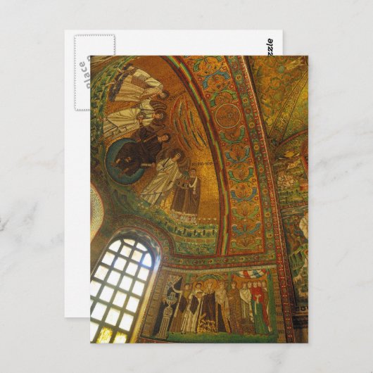 Ravenna、イタリアのモザイクポストカード ポストカード (正面/裏面)