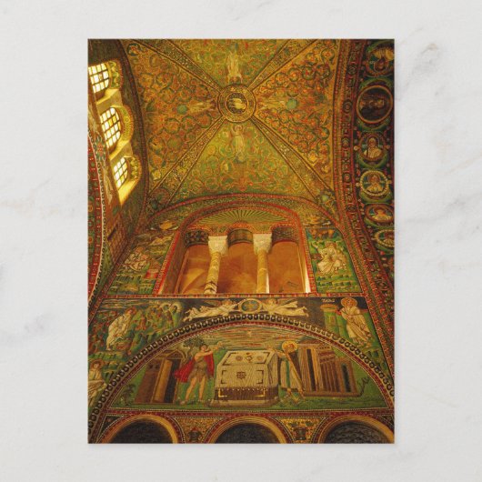 Ravenna、イタリアのモザイクポストカード ポストカード (正面)