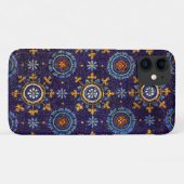 RAVENNA BYZANTINE MOSAICS、星、青い星空の夜 Case-Mate iPhoneケース (裏面(横))