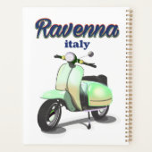 Ravenna Italyヴィンテージ旅行ポスター プランナー手帳 (裏面)