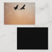 Ravens対応結婚のカ空白のード3.5 x 2.5 エンクロージャーカード (正面/裏面)