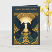 Ravens And Guardians カード (黄色い花)