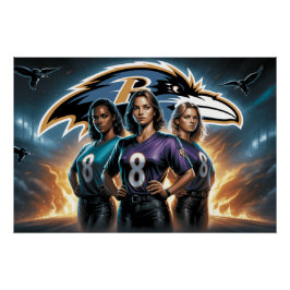Ravens Baltimore 12 ポスター