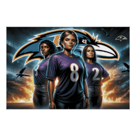 Ravens Baltimore 13 ポスター