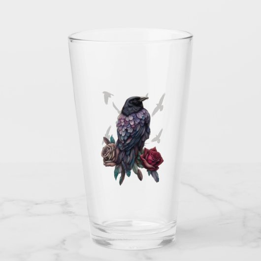 Ravens Drinking or Beer Glass タンブラーグラス (正面)