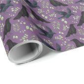 Ravens Gift Wrapping Paper in Purple ラッピングペーパー (ロールコーナー)