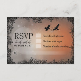 Ravens Halloween RSVP 3.5x5対応の返信カード