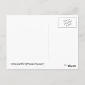 Ravens on Smokeyイエロー抽象芸術はがき ポストカード (裏面)