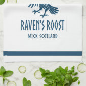 Raven's Roost Pub Wick Scotland キッチンタオル (折り畳み)