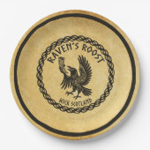 Raven's Roost Pub Wick Scotland ペーパープレート (正面)