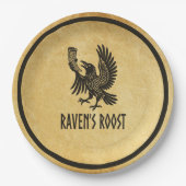 Raven's Roost Pub Wick Scotland ペーパープレート (正面)