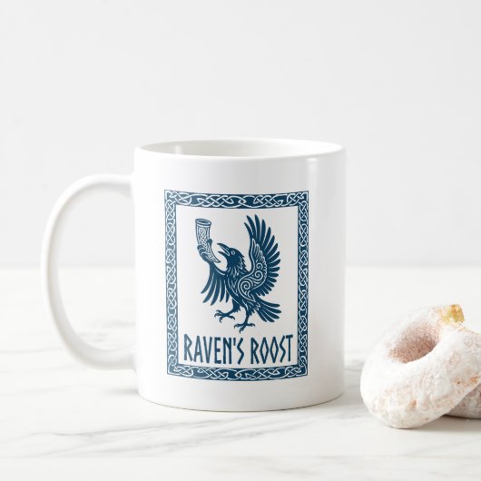 Raven's Roost Pub Wick Scotland Coffee Mug コーヒーマグカップ (ドーナツ)