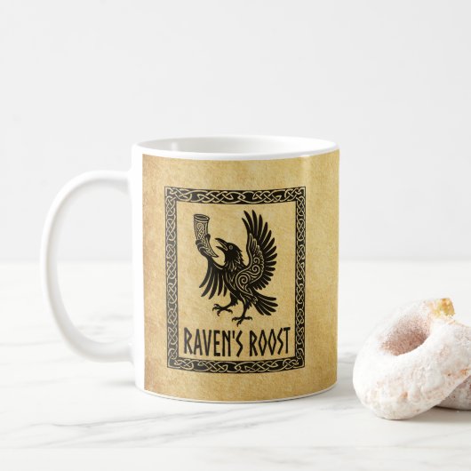 Raven's Roost Pub Wick Scotland Coffee Mug コーヒーマグカップ (ドーナツ)