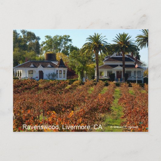 Ravenswood Livermore California製品 ポストカード (正面)