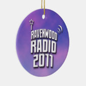 Ravenwoodの無線の休日のオーナメント2011年 セラミックオーナメント (右)