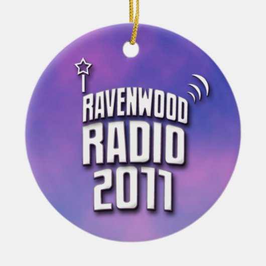 Ravenwoodの無線の休日のオーナメント2011年 セラミックオーナメント (正面)