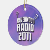 Ravenwoodの無線の休日のオーナメント2011年 セラミックオーナメント (左)