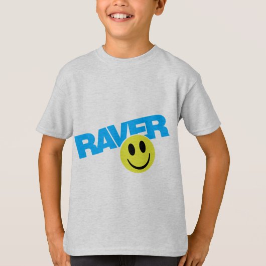 Raver -激賞を協力させるRaver音楽DJ Tシャツ (正面)