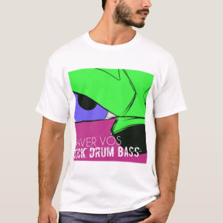 Raver Vos -蹴りのドラム低音メンズTシャツ Tシャツ