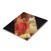 Ravi Varmaの絵画Hamsa Dhayamthi タイル (側面)