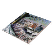 Ravilious – 冬の牧草地 タイル (側面)