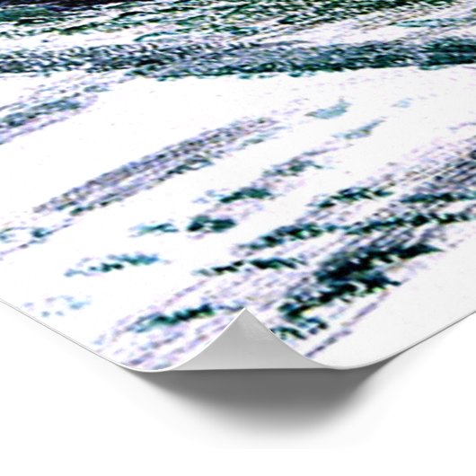 Ravilious – 冬の牧草地 ポスター (角)