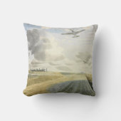 Ravilious – 滑走路の視点 クッション (正面)