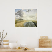 Ravilious – 滑走路の視点 ポスター (キッチン)