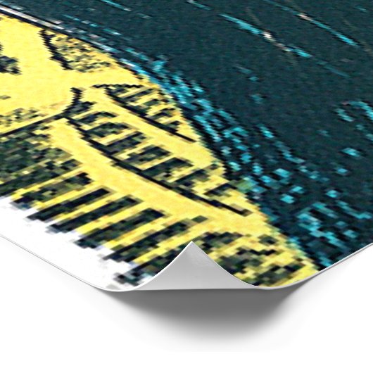 Ravilious – 潜望鏡を覗く警官 ポスター (角)