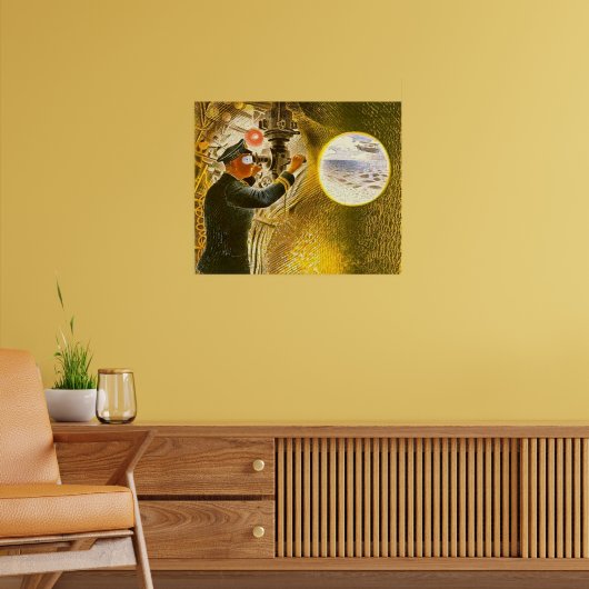 Ravilious – 潜水艦の司令官 ポスター (リビング2)